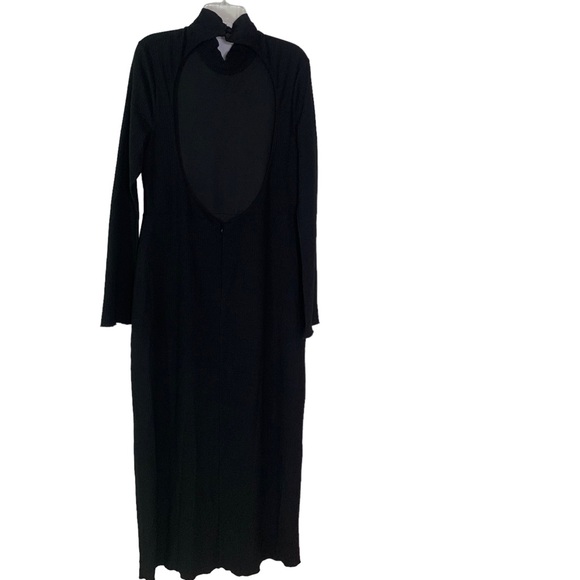 Tularosa Dianne Dress Open Back Maxi with Slit Black XL NWT - Picture 4 of 13